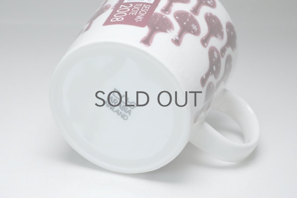 画像6: ARABIA/アラビア/ティーマ/Bysantti/レッド/雪の結晶/2008年冬季節限定 (6)