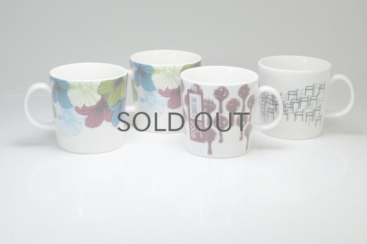 画像7: ARABIA/アラビア/ティーマ/Bysantti/レッド/雪の結晶/2008年冬季節限定 (7)