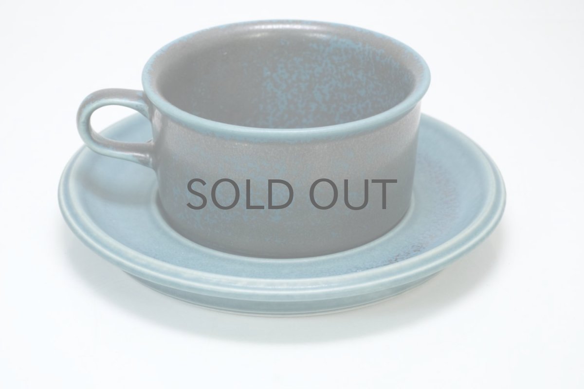 画像2: ARABIA/アラビア/Ruska/ルスカ/貴重/ブルー/ティーカップ&ソーサー/No.1 (2)