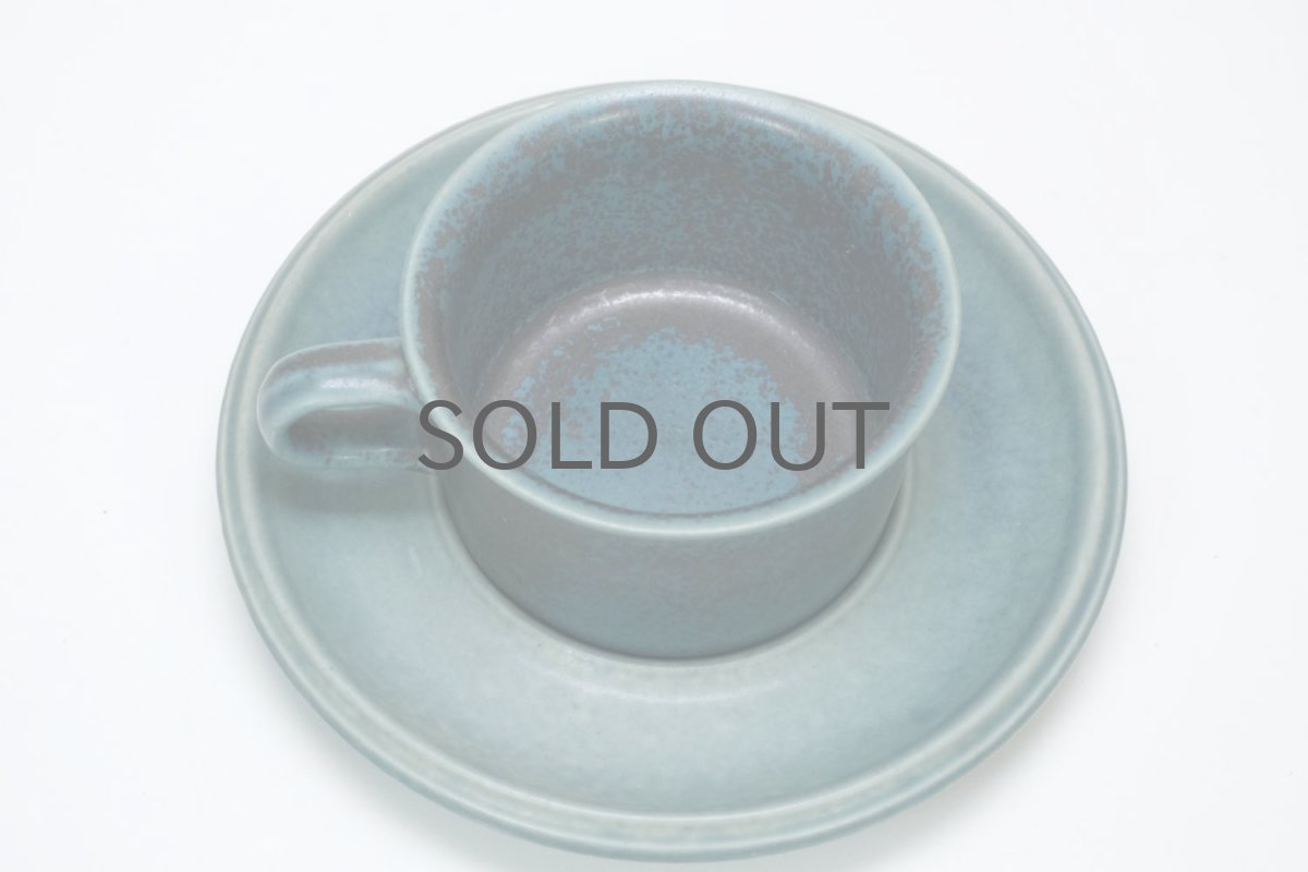 画像4: ARABIA/アラビア/Ruska/ルスカ/貴重/ブルー/デミタスカップ&ソーサー (4)