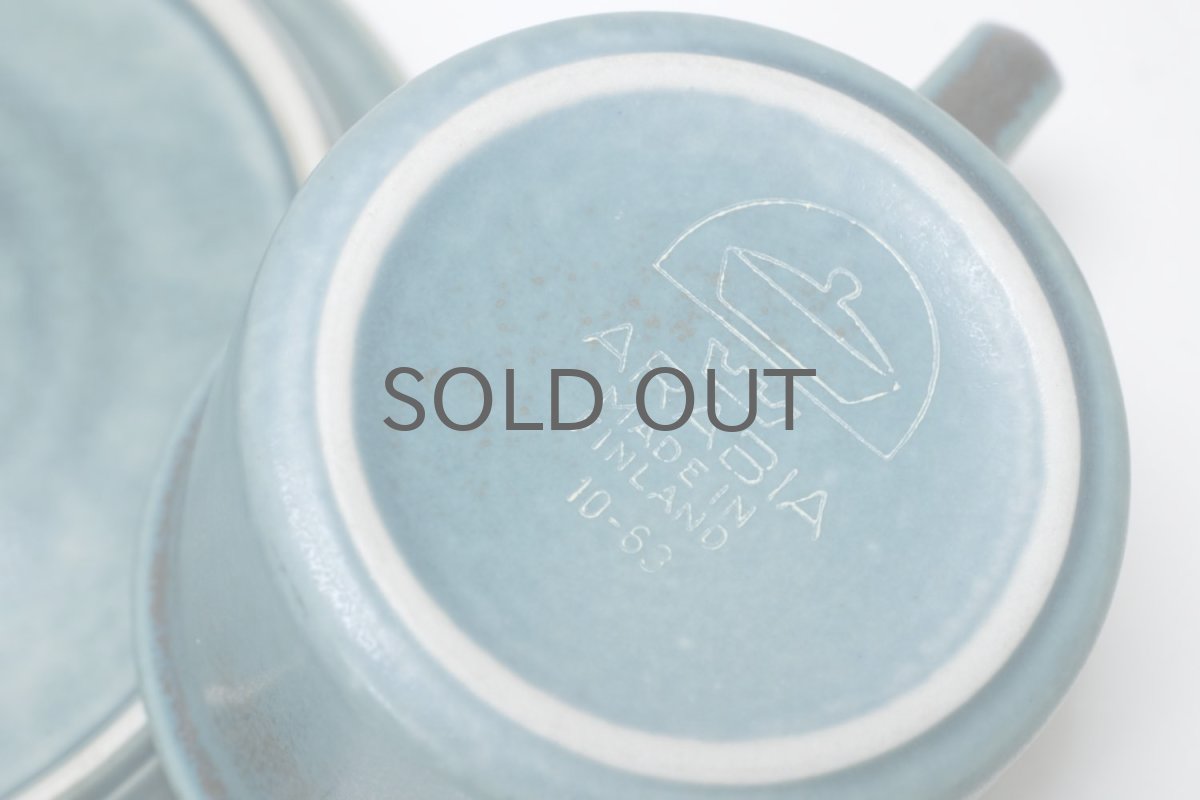 画像6: ARABIA/アラビア/Ruska/ルスカ/貴重/ブルー/デミタスカップ&ソーサー (6)