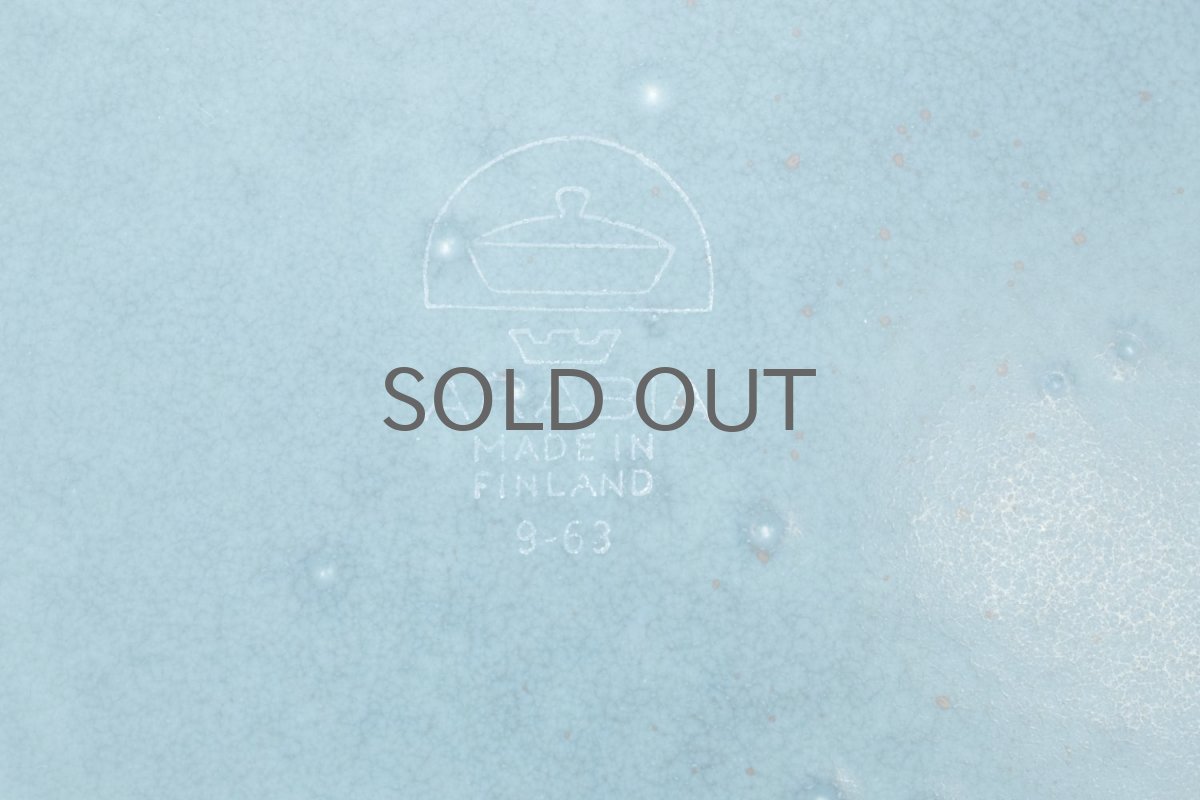 画像4: ARABIA/アラビア/Ruska/ルスカ/貴重/ブルー/20cm/プレート/No,1 (4)