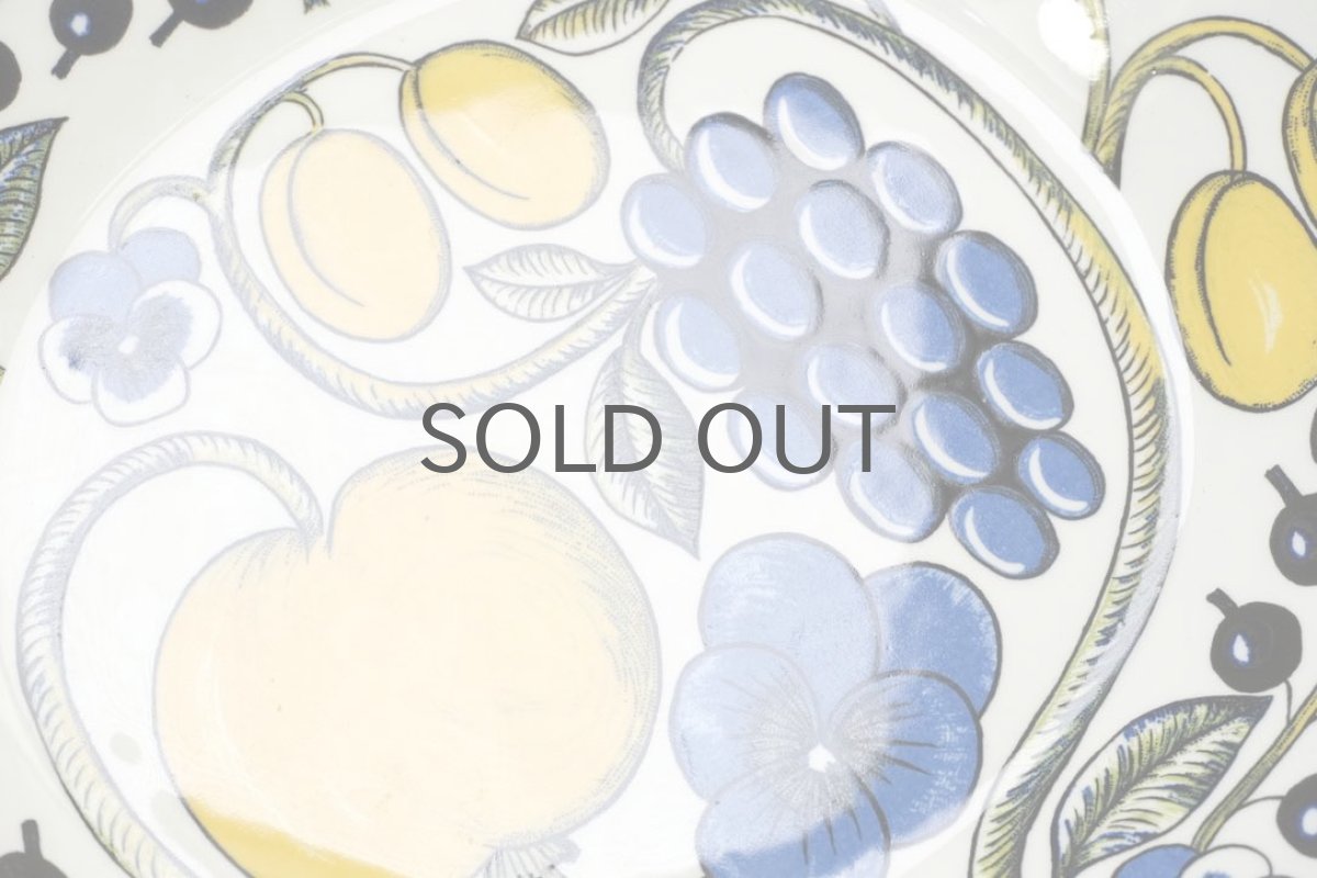 画像4: ARABIA /アラビア/Paratiisi/パラティッシ/オーバルプレート/カラー/25cm/80年代/ビンテージ品/美品/No.2 (4)