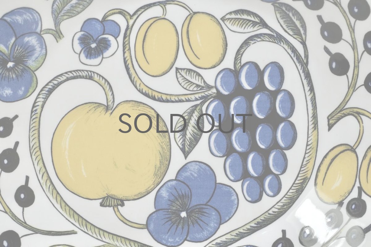 画像3: ARABIA /アラビア/Paratiisi/パラティッシ/オーバルプレート/カラー/25cm/80年代/ビンテージ品/美品/No.2 (3)