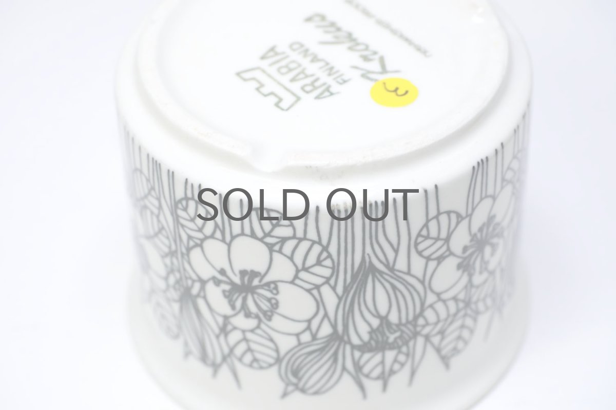 画像5: ARABIA/アラビア/Krokus/クロッカス/コーヒーカップ&ソーサー/ホワイト&ブラック/モノトーン/No.3 (5)