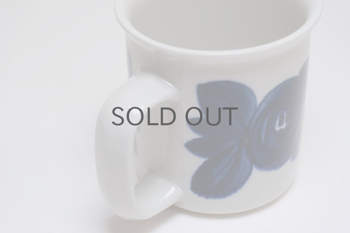 画像2: 北欧ビンテージ/ARABIA/アラビア/Anemone/マグ/ アネモネ/モーニングカップDハンドル (2)