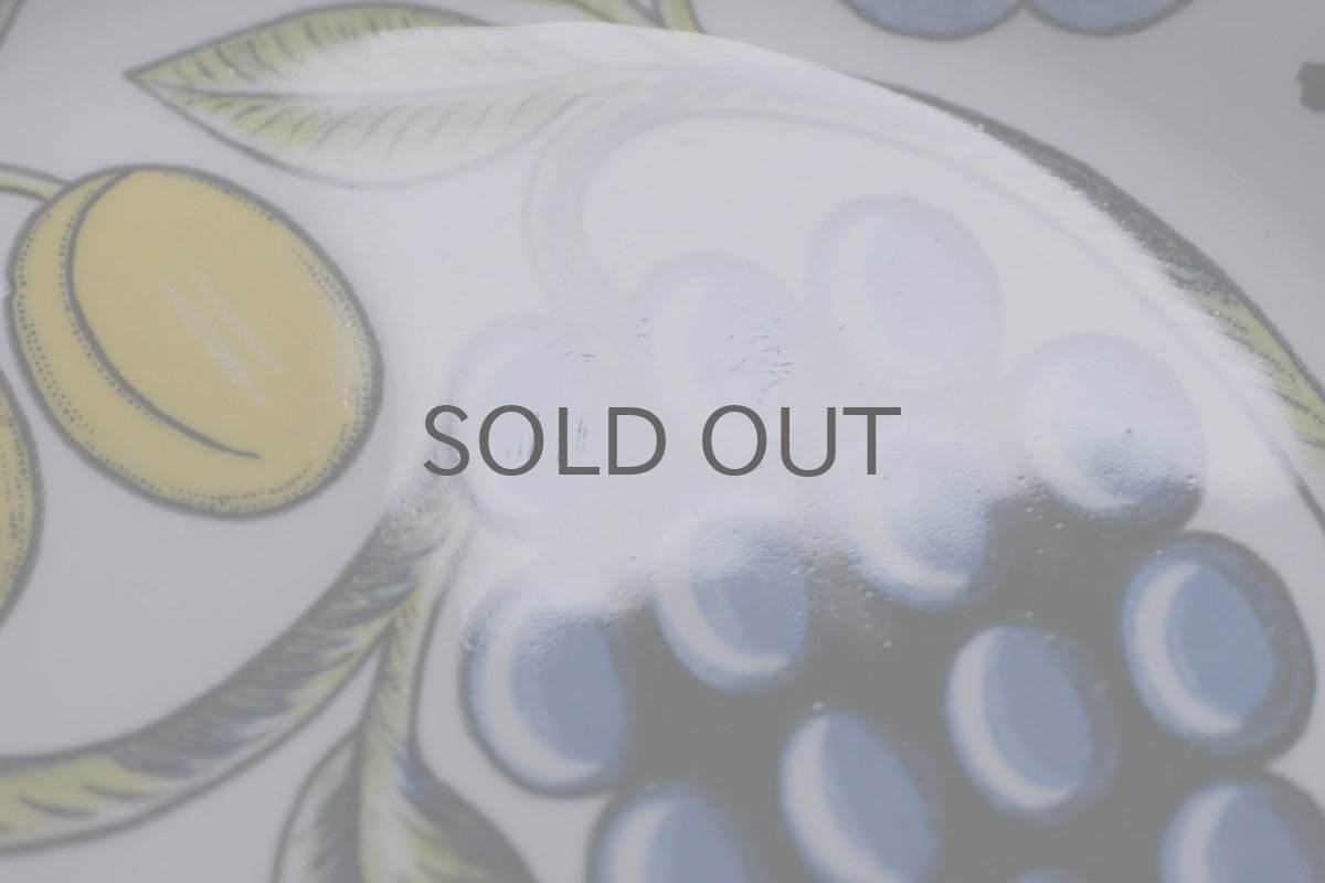 画像2: ARABIA /アラビア/Paratiisi/パラティッシ/オーバルプレート/カラー/初期ビンテージ/22cmH4オーバル (2)