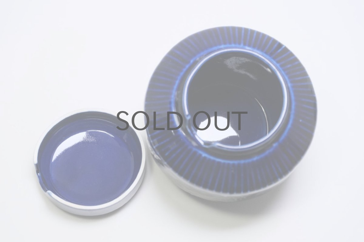 画像4: ARABIA/アラビア /フルーツ柄/ジャムポット/ダークブルー (4)