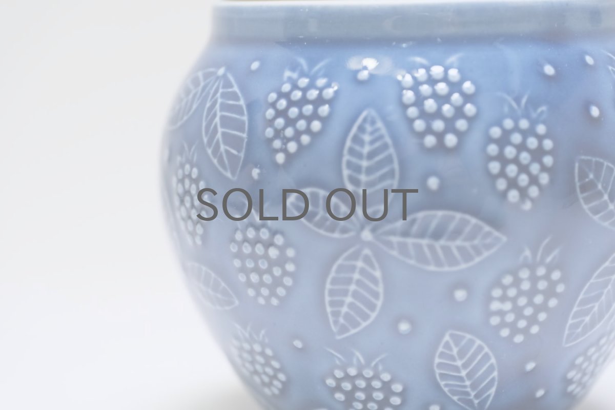 画像3: 北欧ビンテージ/ARABIA/アラビア/キャンディポット/CHYMOS/キーモス別注/ブルー (3)