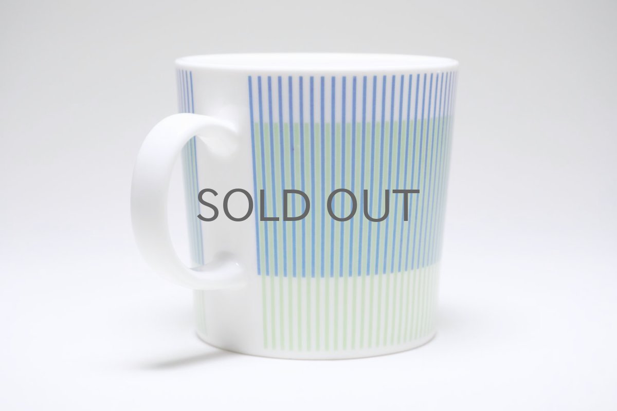 画像2: ARABIA/アラビア/TEEMA/ティーママグ/限定/ブルー系ストライプ (2)