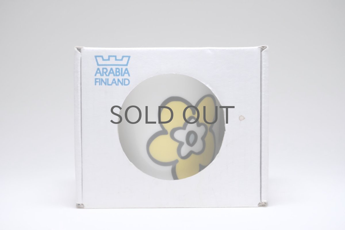 画像6: ARABIA/アラビア/TEEMA/ティーママグ/企業マグ/folkhalsan/2005年限定/イエロー花マグ (6)