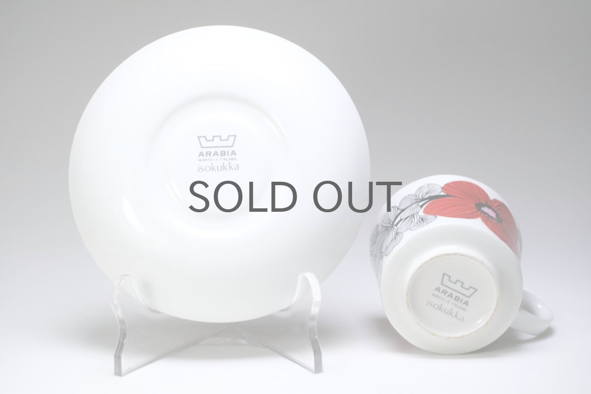 画像10: 北欧ビンテージ食器/ARABIA/アラビア/Isokukka/イソクッカ/コーヒーカップ＆ソーサー (10)