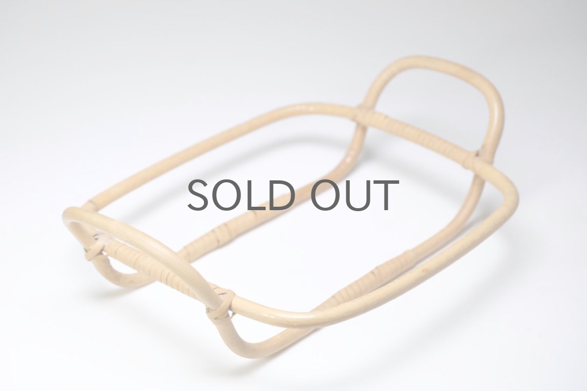 画像4: 北欧食器/ビンテージ/ARABIA/アラビア/Kilta/キルタ/スクエアープレート/グリーン/籐トレイハンドル (4)