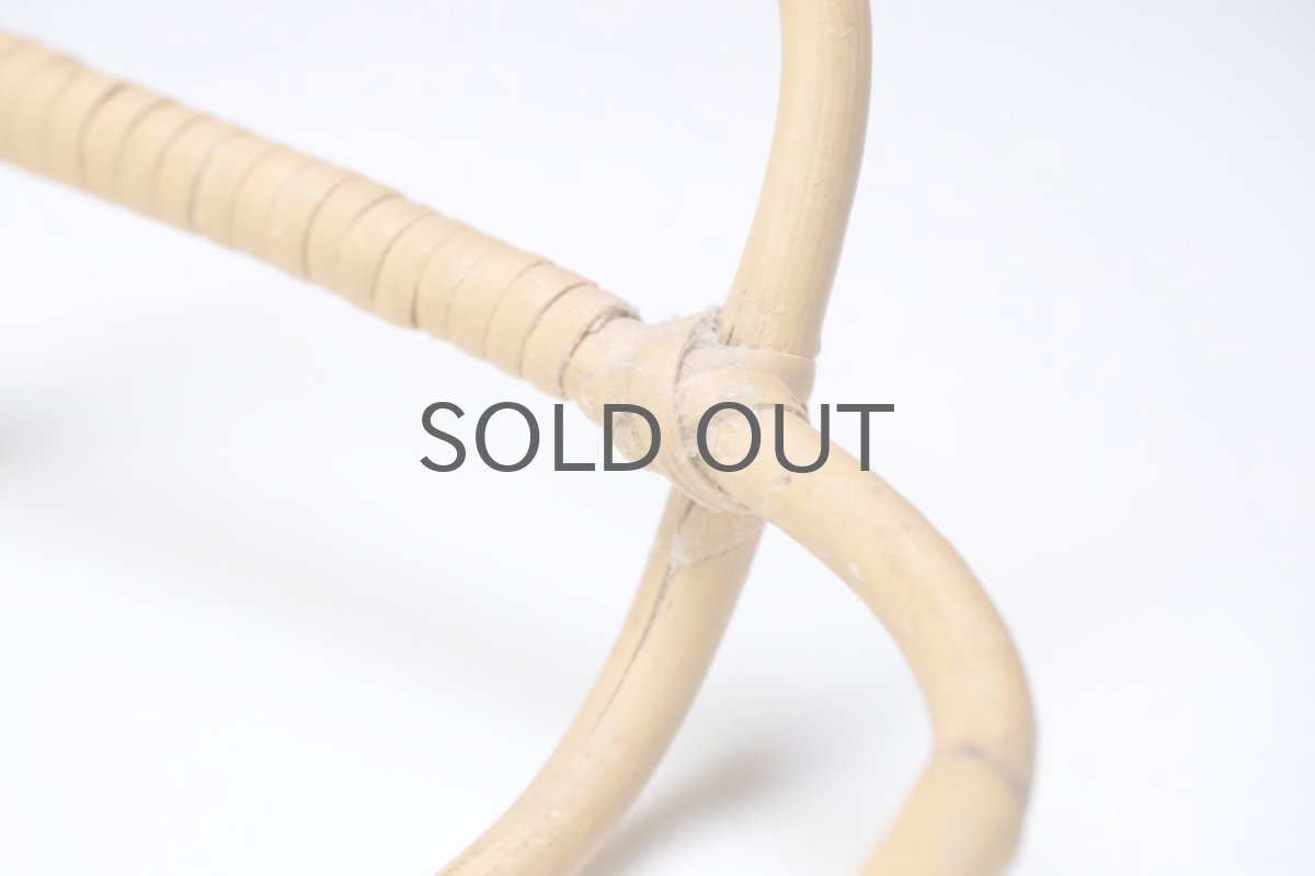 画像5: 北欧食器/ビンテージ/ARABIA/アラビア/Kilta/キルタ/スクエアープレート/グリーン/籐トレイハンドル (5)