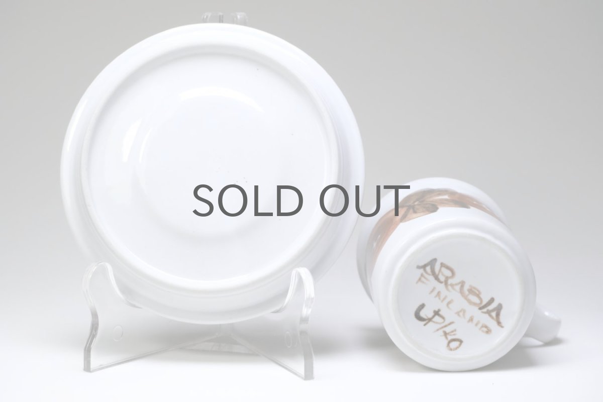 画像8: ARABIA/アラビア /Rosmarin/ロスマリン/コーヒーカップ&ソーサー/No.2 (8)