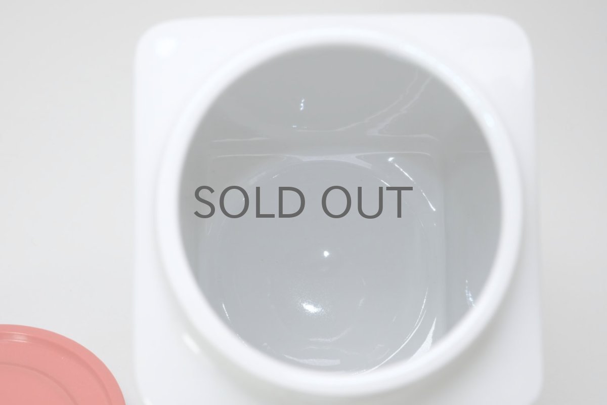 画像7: ARABIA/アラビア/陶製/シュガーキャニスター/レッド (7)