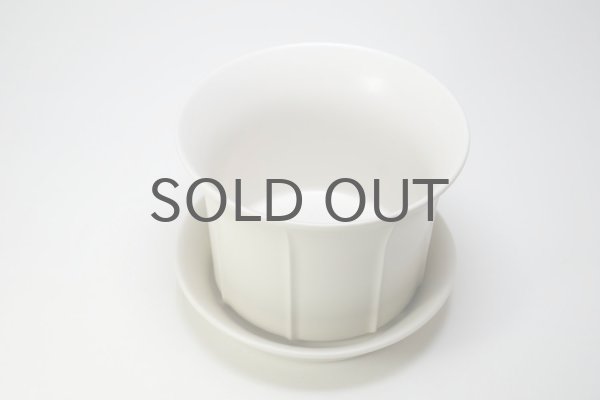 ARABIA/アラビア/KAISLA/Gunvor Olin-Gronqvist/鉢＋受け皿/ホワイト