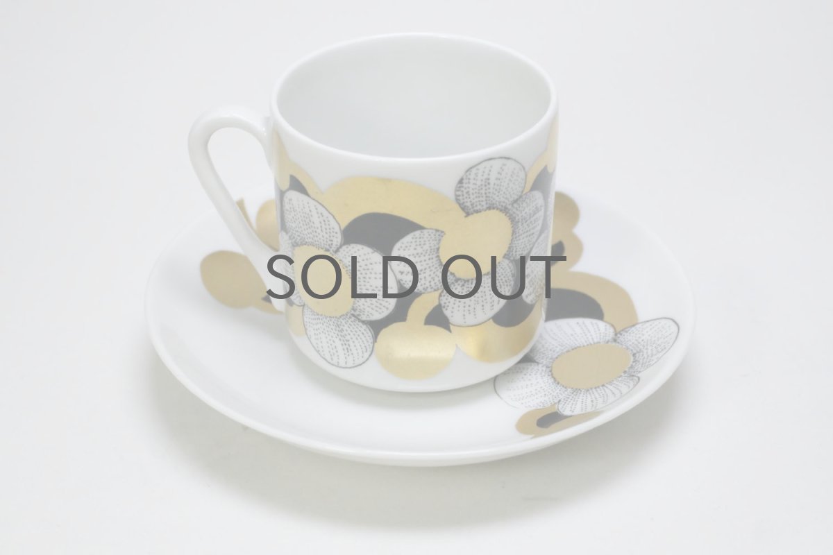 画像3: ARABIA /アラビア/KULTAPALLO/デミカップ&ソーサー/未使用/No.2 (3)