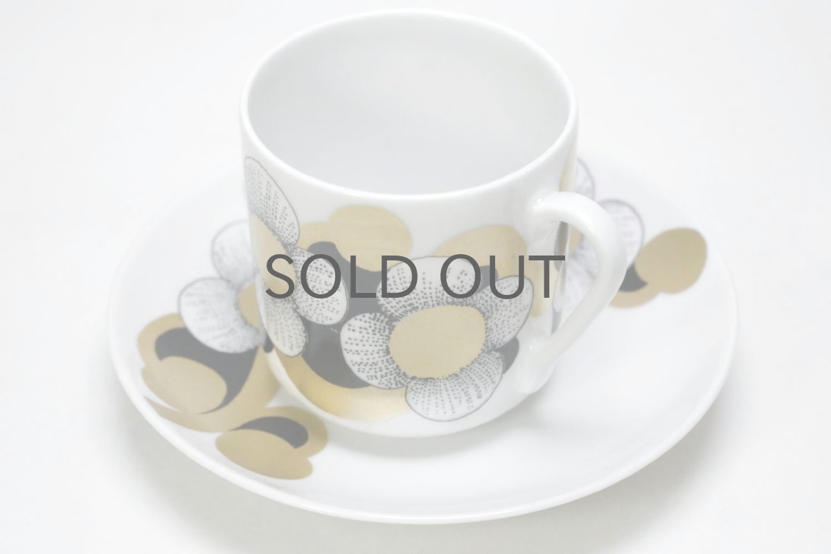 画像2: ARABIA /アラビア/KULTAPALLO/デミカップ&ソーサー/未使用/No.2 (2)