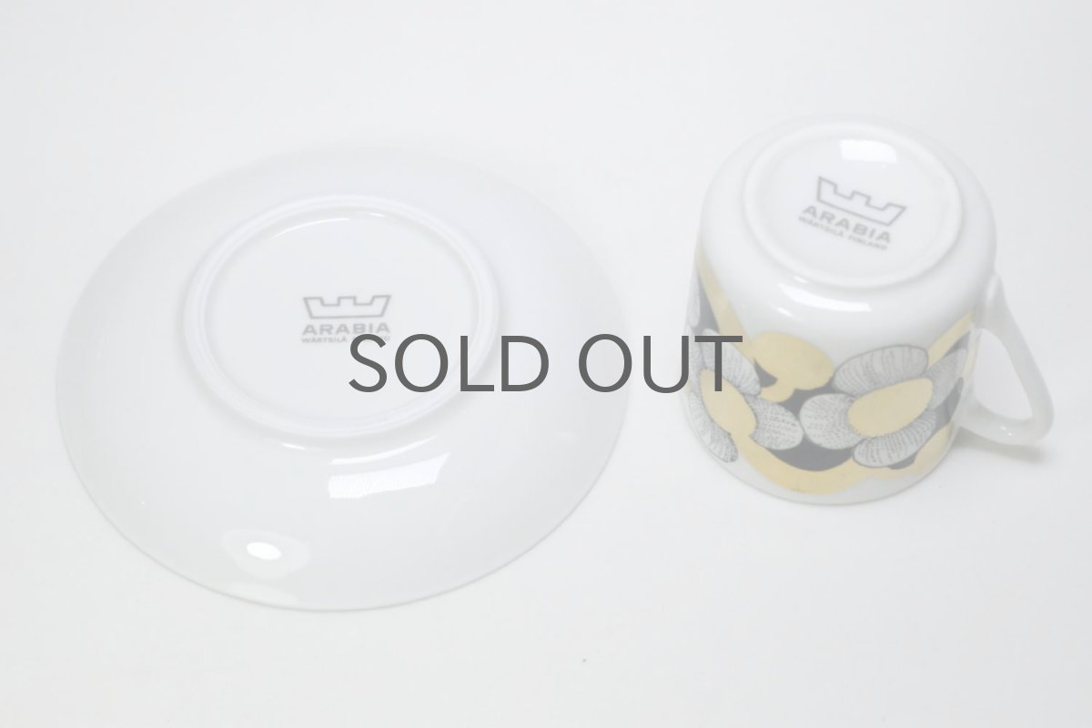 画像5: ARABIA /アラビア/KULTAPALLO/デミカップ&ソーサー/未使用/No.2 (5)