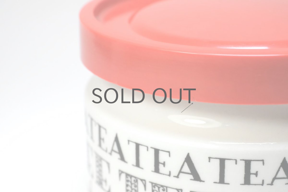 画像4: ARABIA/アラビア/陶製/ティーキャニスター/レッド (4)