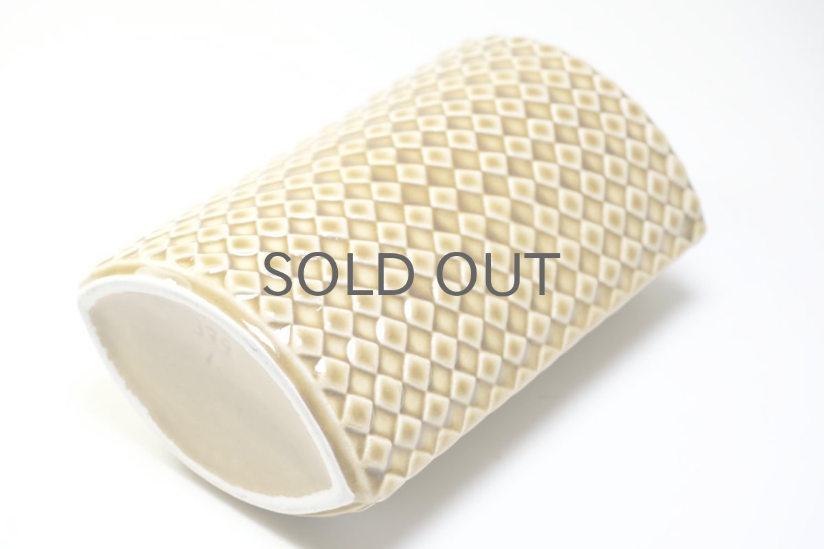 画像7: 北欧ビンテージ/ARABIA/アラビア/Kaarina Aho/カーリナ・アホ/Harlekiini/ベース/キャメル/高さ16cm (7)