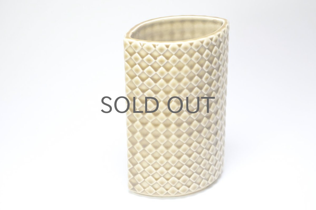 画像2: 北欧ビンテージ/ARABIA/アラビア/Kaarina Aho/カーリナ・アホ/Harlekiini/ベース/キャメル/高さ16cm (2)