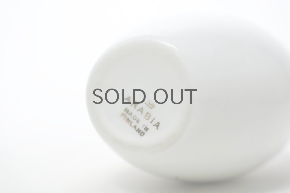 画像6: 北欧ビンテージ/ARABIA/アラビア/Esteri Tomula/エステリ・トムラ/一輪挿し/ホワイト (6)