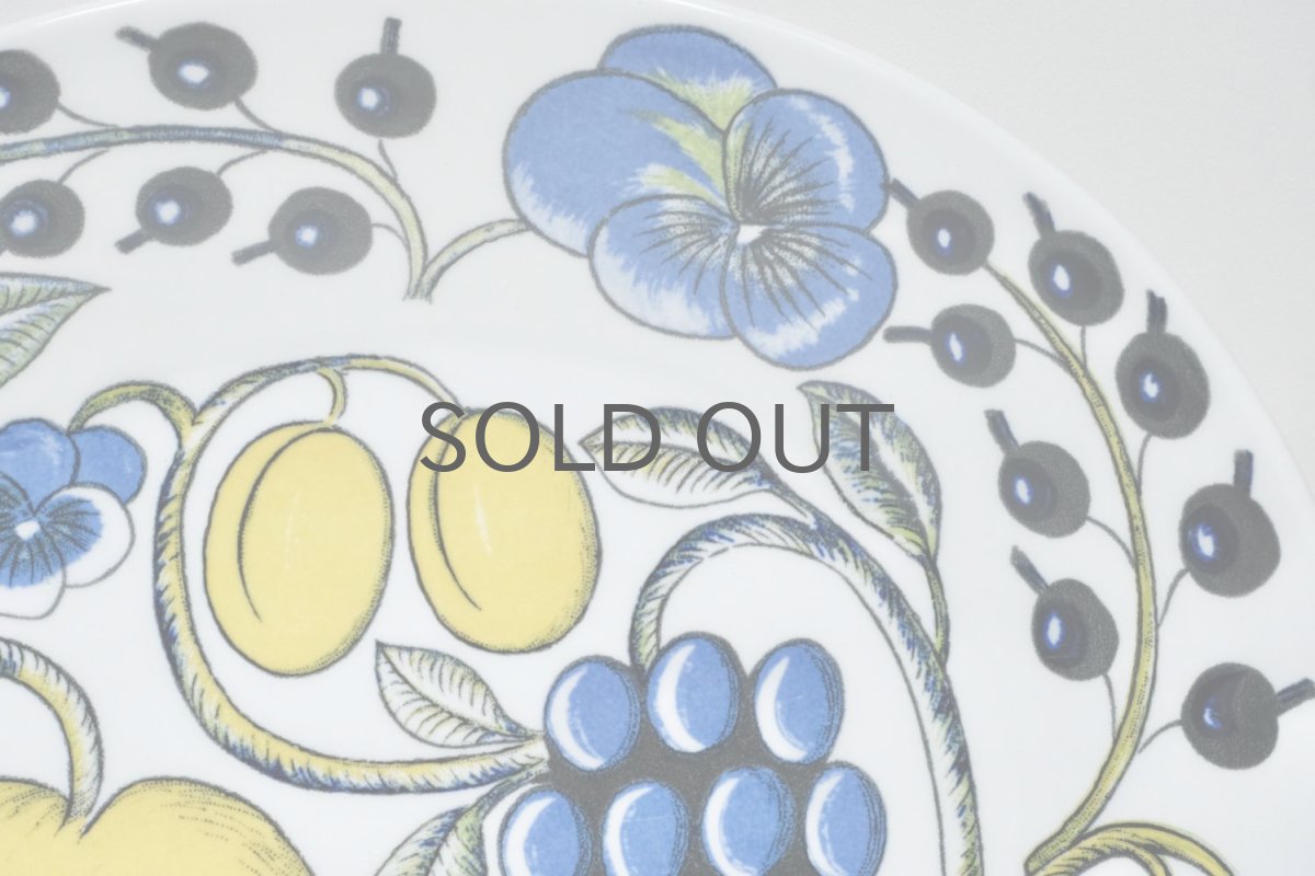 画像4: ARABIA /アラビア/Paratiisi/パラティッシ/オーバルプレート/カラー/初期ビンテージ/25cm/ビンテージ品 (4)