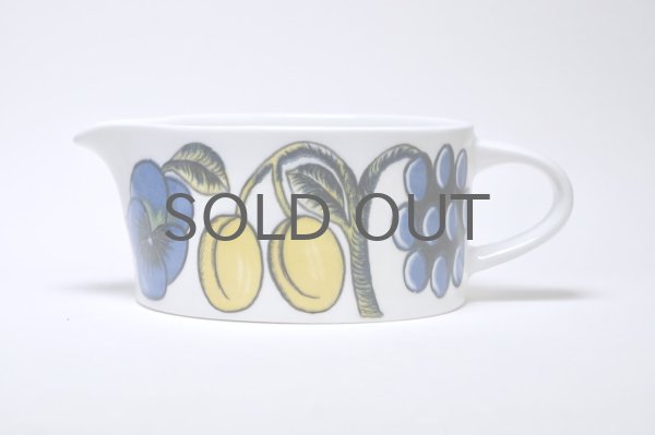 アラビア　初期 ビオラロゴ　パラティッシ　オーバルプレート　カップ＆ソーサー アラビア初期 ビオラロゴパラティッシオーバルプレートカップ