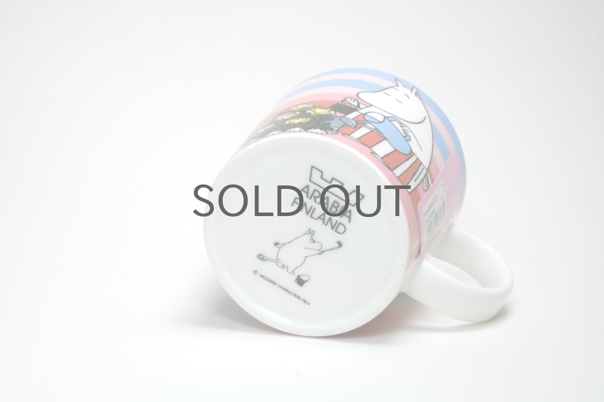 画像4: No.6 ARABIA/ムーミンマグ/2010年/夏マグ/ローズガーデン/Rose Garden/ムーミンママ/廃盤/箱無し/未使用品 (4)
