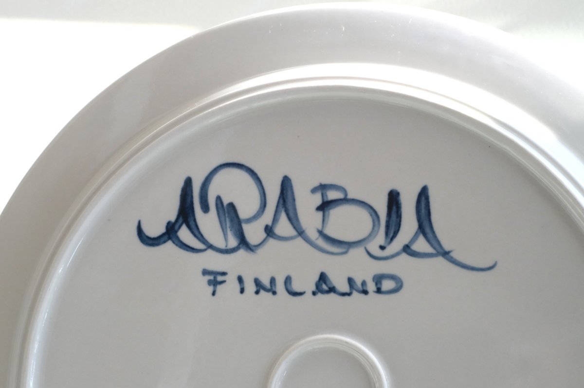 画像7: 北欧ビンテージ/ARABIA/アラビア/Sモデル/Anemone/大皿/ アネモネ/33cmプレート (7)