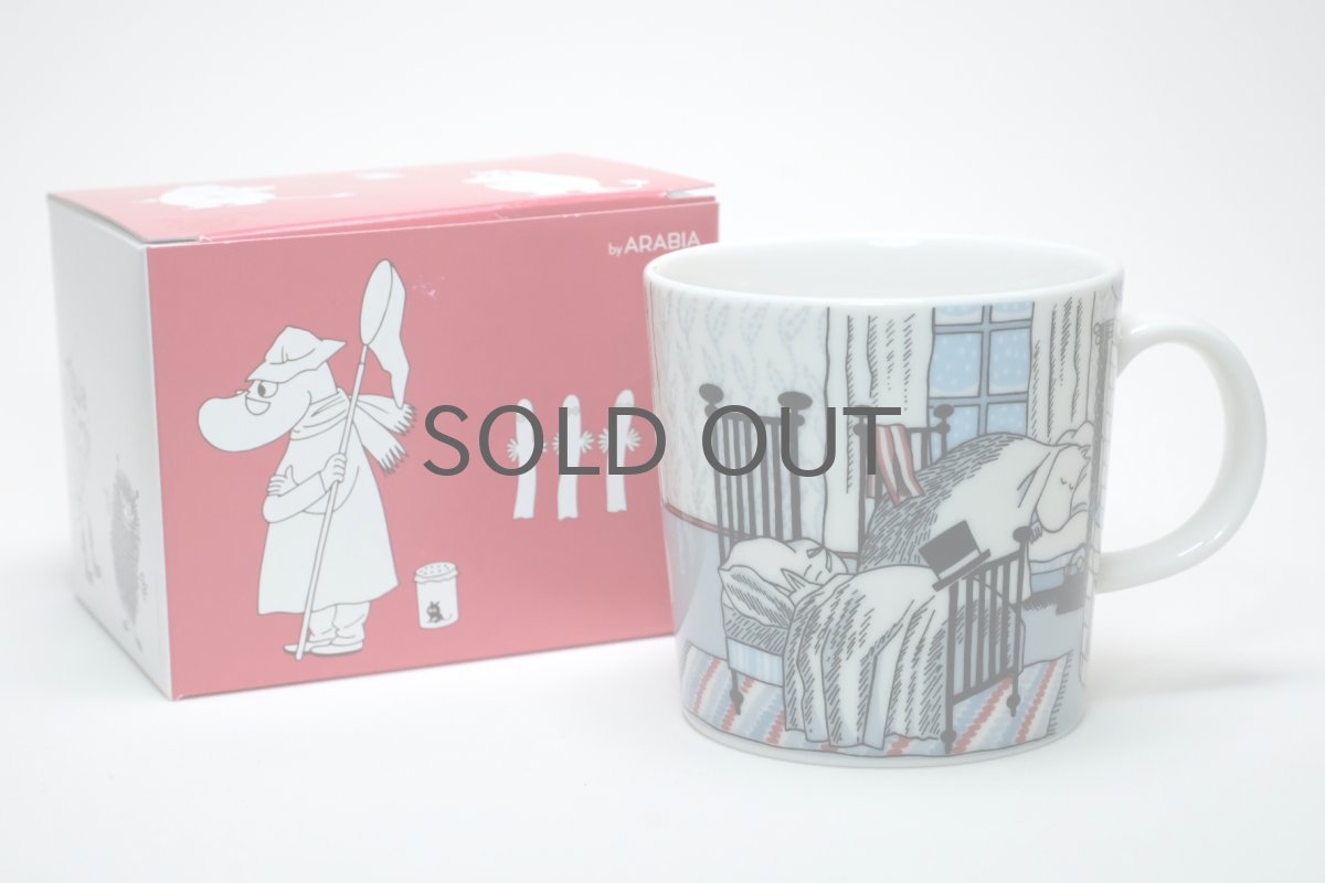 画像4: No.16 ARABIA/ムーミンマグ/2015年限定/冬マグ/冬眠/ハイバーネーション/廃盤/箱あり (4)