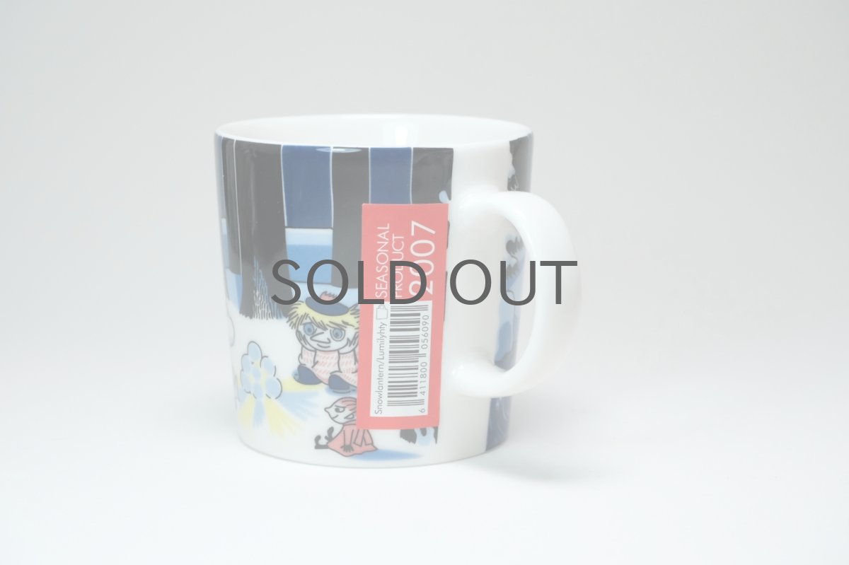 画像3: No.2-2 ARABIAムーミンマグ/2007年/冬/スノーランタン/Snow Lantern/廃盤/箱無し/未使用品 (3)