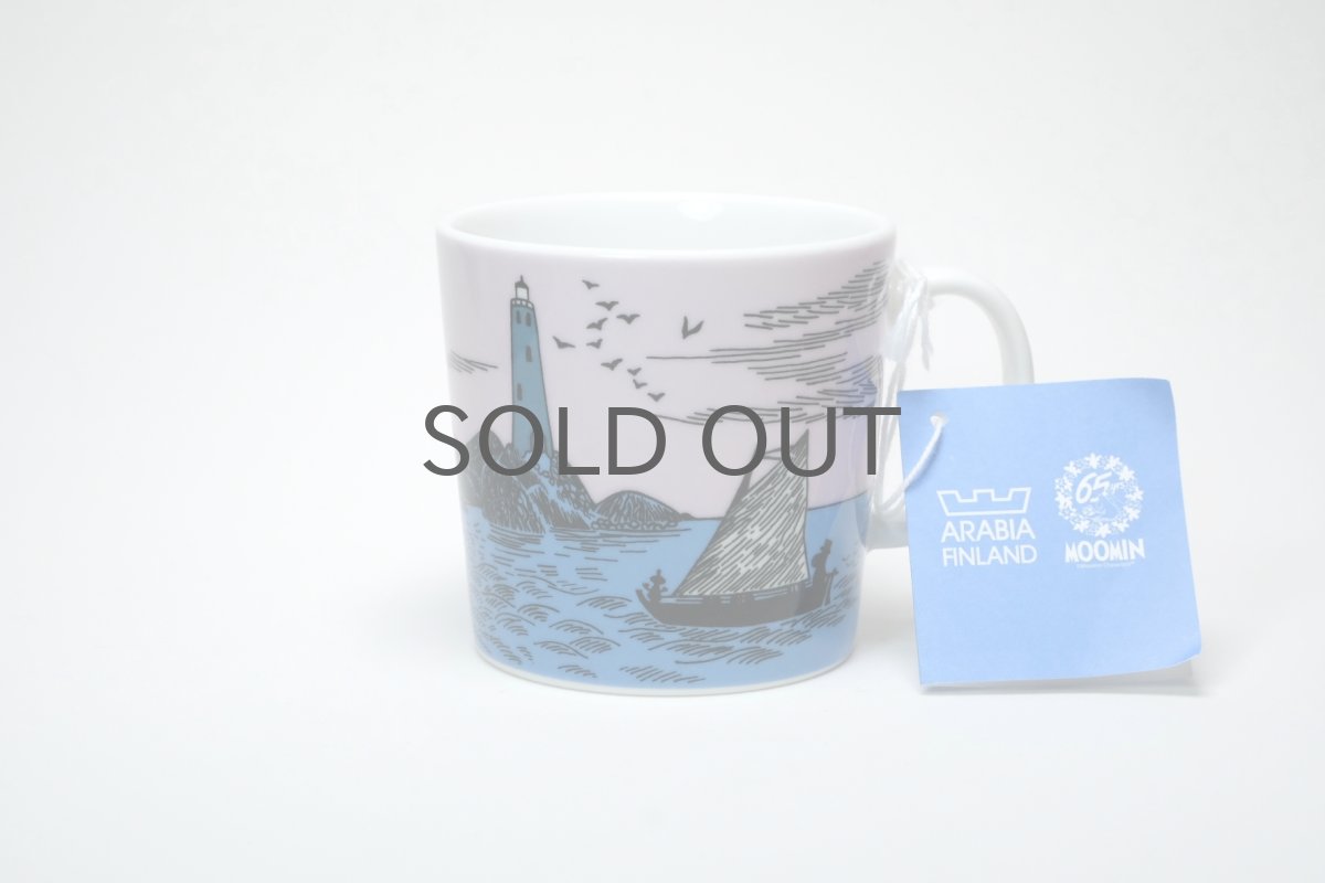画像1: No.24 ARABIA/ムーミンマグ/2010年限定/65周年記念マグ/ナイトセーリング/廃盤/箱無し/未使用品 (1)