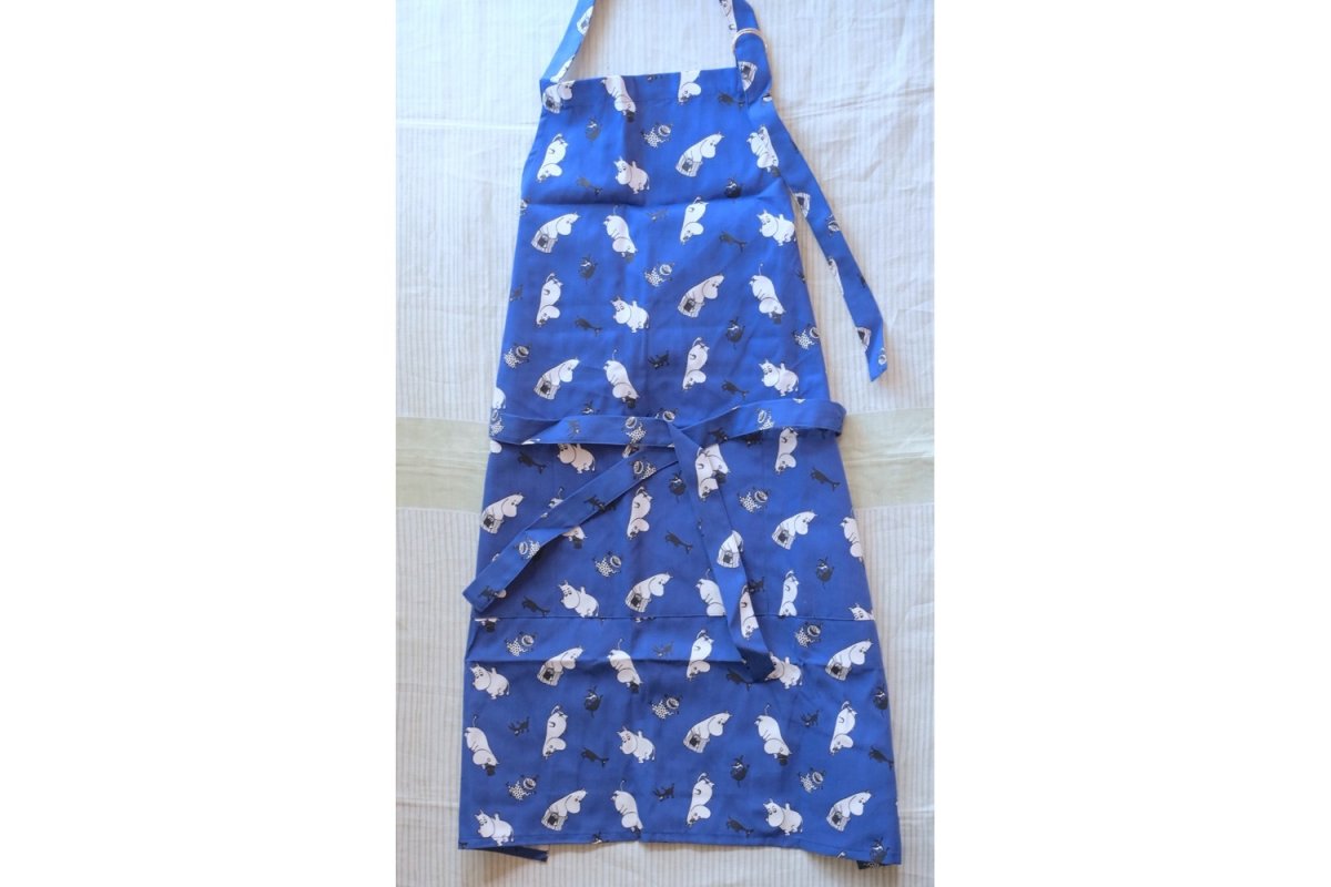 画像1: No.2-52  フィンエアー限定/Finlayson/フィンレイソン/ムーミンエプロン /未使用品 (1)