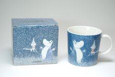 画像4: No.2 −３ARABIAムーミンマグ/2018年/冬/ライトスノーフォール/Light Snowfall/廃盤/箱あり/未使用品 (4)