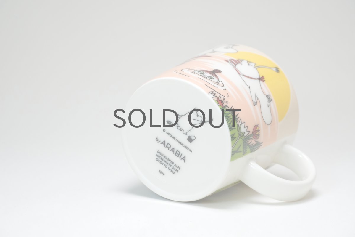 画像4: No.2-4 ARABIA/ムーミンマグ/2019年/夏マグ/イブニングスイム/Evening Swim/廃盤/箱無し/未使用品 (4)