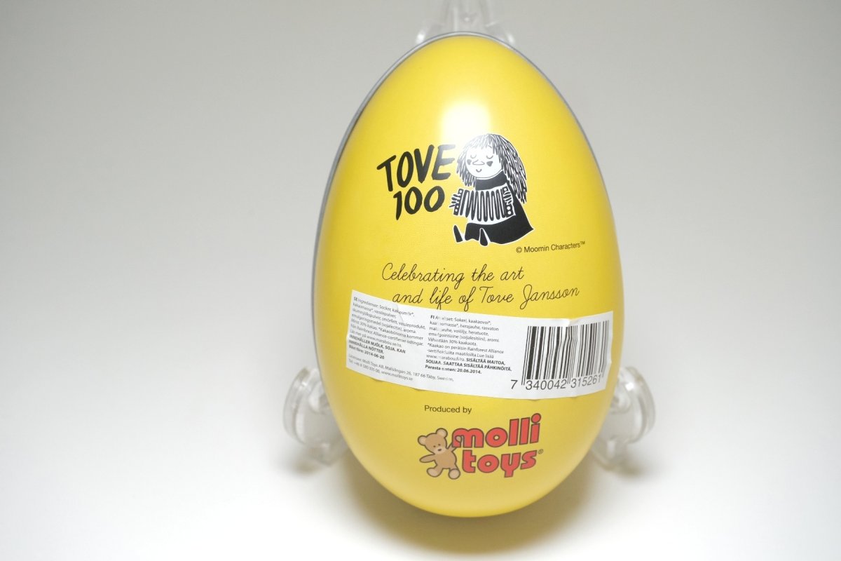 画像2: No.2-11 トーベ生誕100周年記念 /イースターエッグ/molli toys/缶容器/イエロー/未使用品 (2)