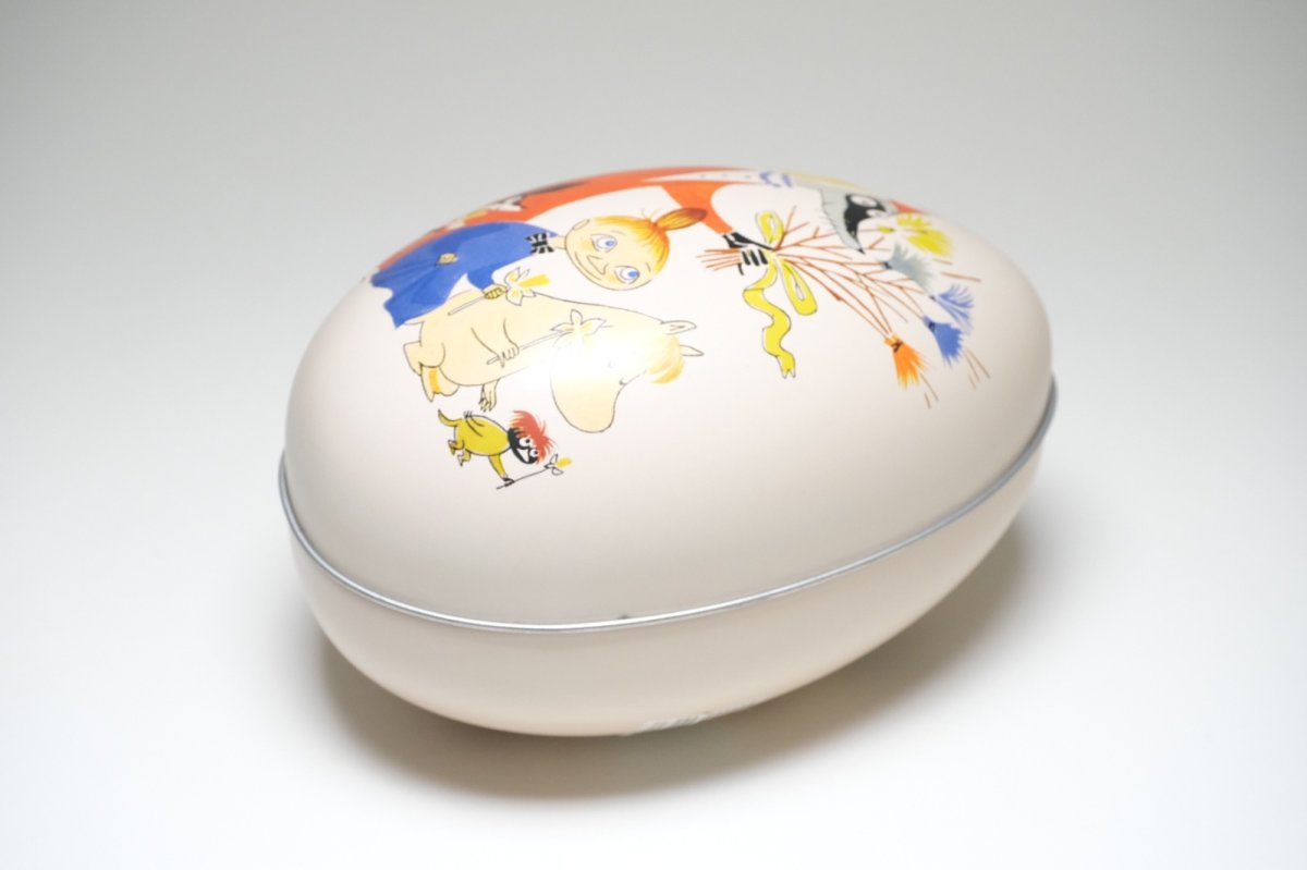 画像3: No.2-12 トーベ生誕100周年記念 /イースターエッグ/molli toys/缶容器/ベージュ/未使用 (3)