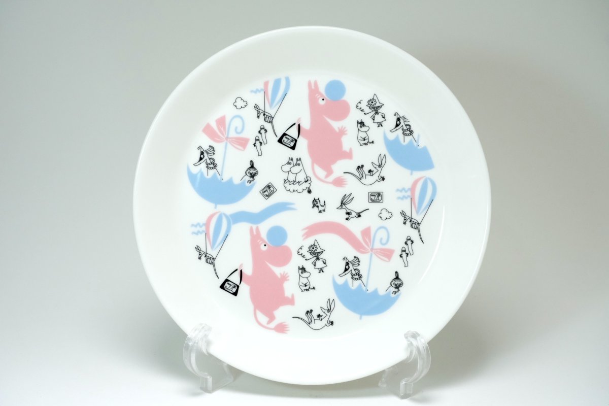 画像1: No.2-20  ストックマン150周年記念 /2012年/ムーミンコラボ/プレート/アラビア/未使用 (1)