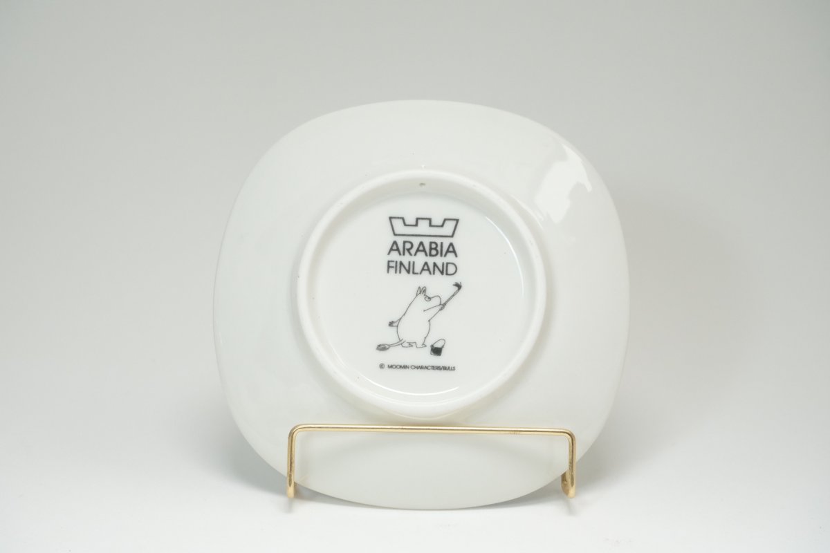 画像4: No.2-26 　ARABIA/アラビア/ムーミン廃盤/ムーミンミニウォールプレート/Little My swims/リトルミィスイム/1991-1994年製造 (4)