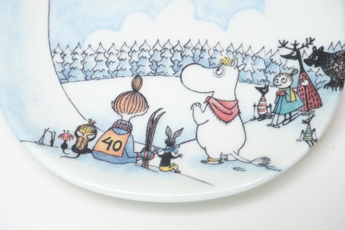 画像3: No.2-28 　ARABIA/アラビア/ムーミン廃盤/ムーミンミニウォールプレート/Moomin jump slope/ムーミンジャンプスロープ/2002-2004年製造 (3)