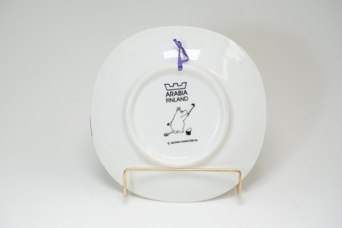 画像4: No.2-28 　ARABIA/アラビア/ムーミン廃盤/ムーミンミニウォールプレート/Moomin jump slope/ムーミンジャンプスロープ/2002-2004年製造 (4)