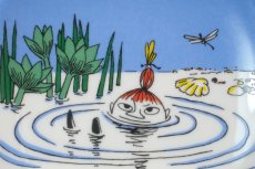 画像2: No.2-26 　ARABIA/アラビア/ムーミン廃盤/ムーミンミニウォールプレート/Little My swims/リトルミィスイム/1991-1994年製造 (2)