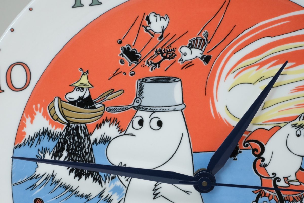 画像2: No.2-34　ARABIA/アラビア/ムーミン廃盤/2005-07年/Comet in Moominland/コメットインムーミンランド/壁掛け時計/箱入り (2)