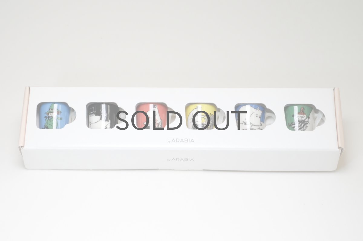 画像1: No.2-51　ARABIA/アラビア/Collecter Moomin Minimugs 2019/ミニマグ/クリスマスオーナメント/6個セット/2019年/箱入り/未使用品 (1)