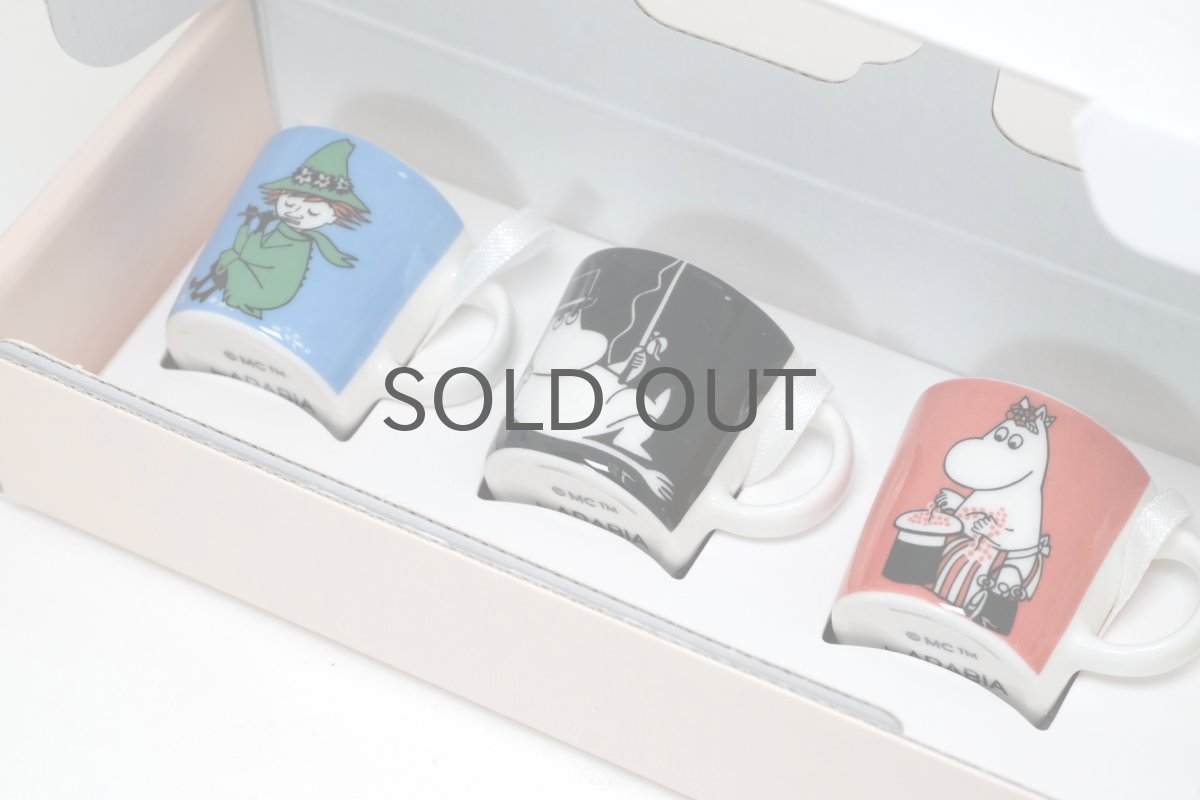 画像2: No.2-51　ARABIA/アラビア/Collecter Moomin Minimugs 2019/ミニマグ/クリスマスオーナメント/6個セット/2019年/箱入り/未使用品 (2)
