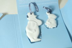 画像3: No.2-41　ARABIA/アラビア/ムーミン廃盤/Winter forest/2012年/陶器のクリスマスオーナメント/パパ＆ミィ/オリジナルカパッケージ/未使用品 (3)