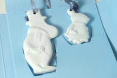 画像4: No.2-41　ARABIA/アラビア/ムーミン廃盤/Winter forest/2012年/陶器のクリスマスオーナメント/パパ＆ミィ/オリジナルカパッケージ/未使用品 (4)